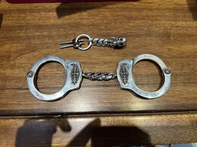 Pre-owned Chrome Hearts Handcuffs In Silver