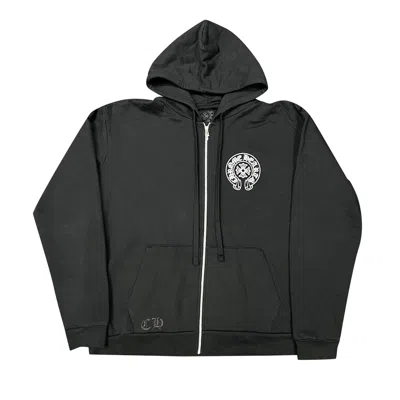 Pre-owned Chrome Hearts Hangzhou Horseshoe Zip-up Hoodie 'black' | Men's Size Xl