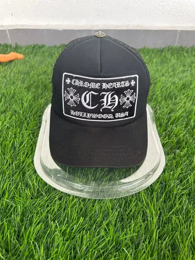 Pre-owned Chrome Hearts Hat / Cap In Black