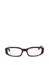 Chrome Hearts Her Rectangle-frame Glasses In Multi