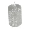 Chrome Hearts Heroes Project Dog Tag In Silver