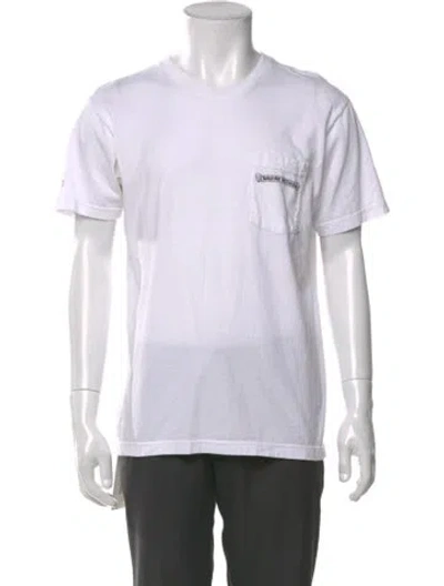 Pre-owned Chrome Hearts Hollywood Plus Crew Neck T-shirt In White