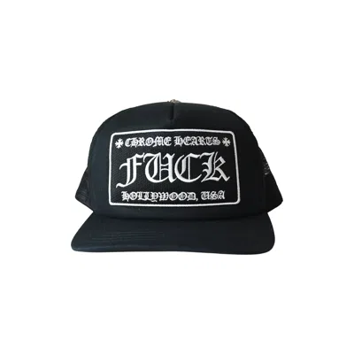 Chrome Hearts Hollywood Trucker Hat Black