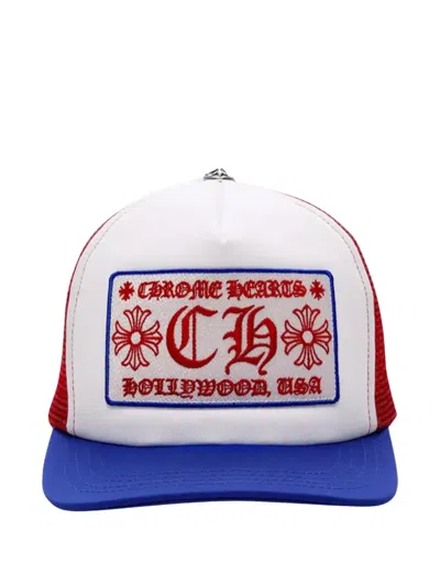 Chrome Hearts Hollywood Trucker Hat In White