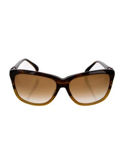 Pre-owned Chrome Hearts Honey Pot Gradient Wayfarer Sunglasses In Brown