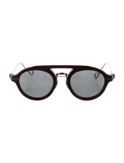 Pre-owned Chrome Hearts Honey Tunnel Aviator Sunglasses In Multi