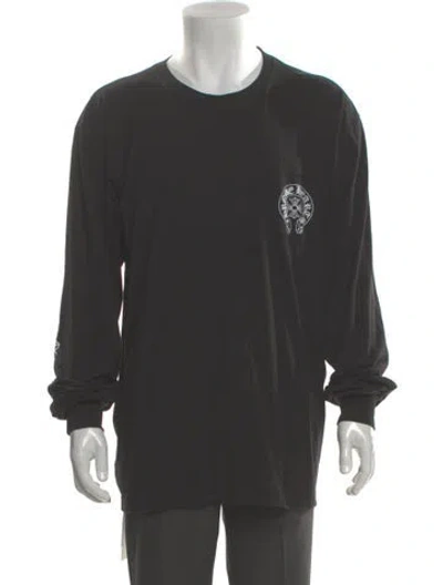 Pre-owned Chrome Hearts Hong Kong Exclusive Horseshoe Graphic Print T-shirt In Gray