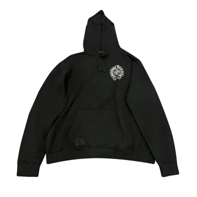 Pre-owned Chrome Hearts Hong Kong Exclusive Scroll Label Hoodie 'black/yellow' | Men's Size M