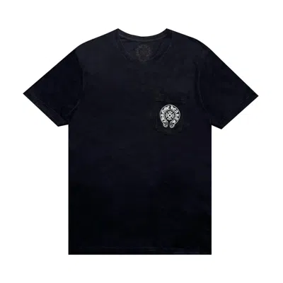 Pre-owned Chrome Hearts Hong Kong Horseshoe Pocket Tee 'black'