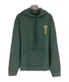 Chrome Hearts Hooded Sweatshirt With Lettering On The Back In Green