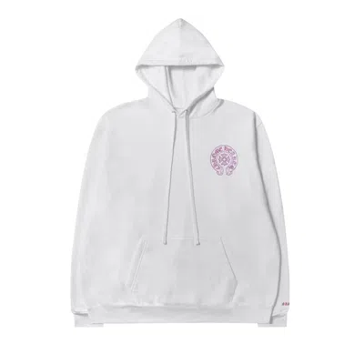 Pre-owned Chrome Hearts Hoodie 'purple Glitter' | White | Men's Size L
