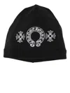 Chrome Hearts Horseshoe Beanie Hat In Black