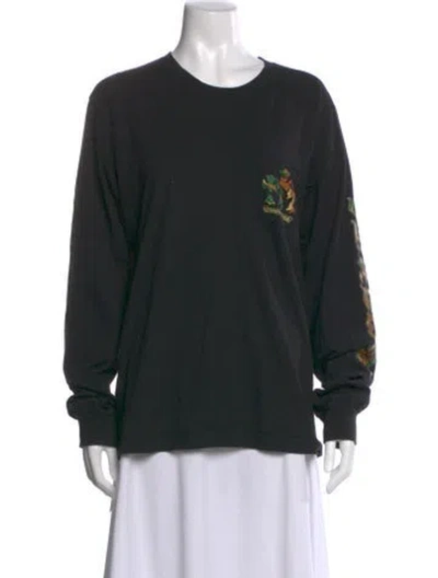 Pre-owned Chrome Hearts Horseshoe Camo Graphic Print T-shirt In Black
