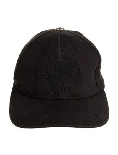 Pre-owned Chrome Hearts Horseshoe Logo Fitted Hat In Black