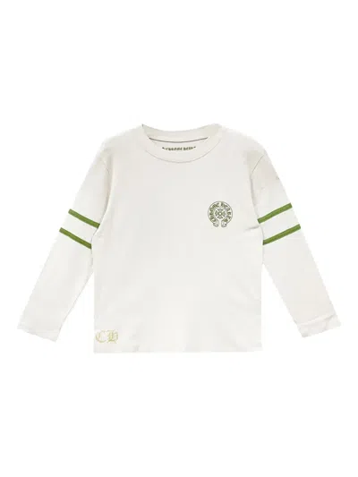 Chrome Hearts Horseshoe Logo Long-sleeve T-shirt In White