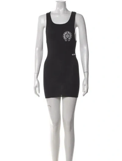 Pre-owned Chrome Hearts Horseshoe Logo Mini Dress In Multicolor