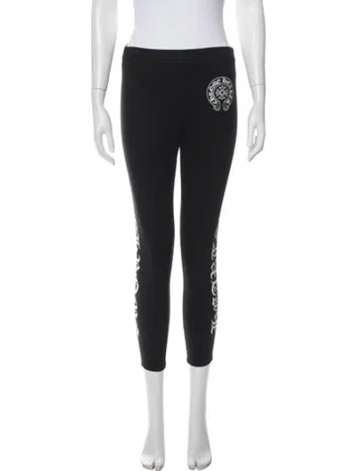 Pre-owned Chrome Hearts Horseshoe Logo Pants In Black