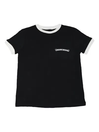 Chrome Hearts Horseshoe Logo T-shirt In Black