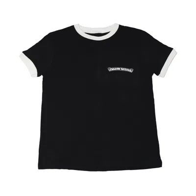 Chrome Hearts Horseshoe Logo T-shirt Black White