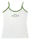 Chrome Hearts Horseshoe Logo Tank Top In White