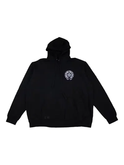 Chrome Hearts Horseshoe-motif Hoodie In Black