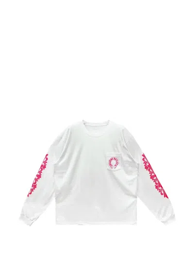 Chrome Hearts Horseshoe-motif Long-sleeve T-shirt In White