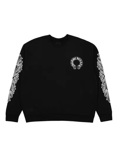 Chrome Hearts Horseshoe-print Sweatshirt In Multi