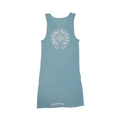 Chrome Hearts Horseshoe Rib Tank Top Baby Blue