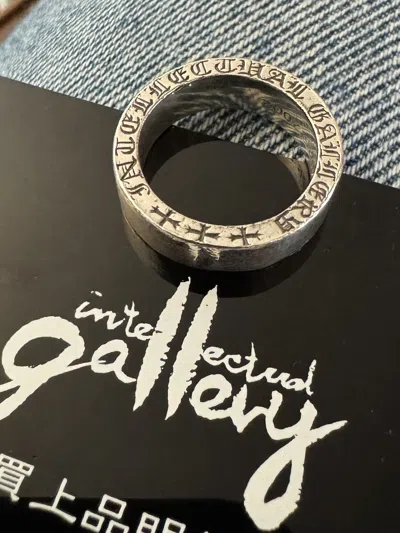 Pre-owned Chrome Hearts Intellectual Gallery Jpn Exclusive Spacer Ring In Silver