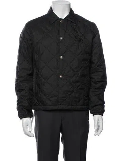 Pre-owned Chrome Hearts Jacquard Cross Jacket In Black