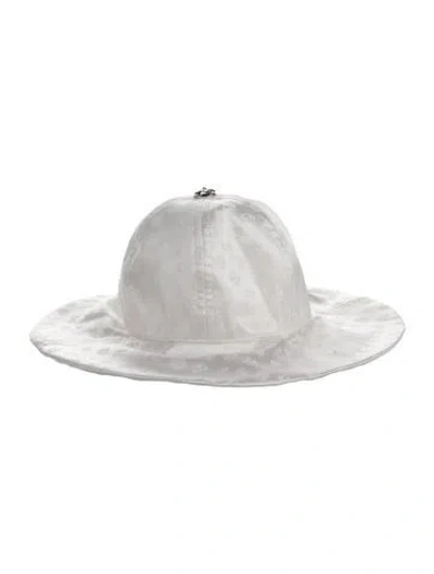 Pre-owned Chrome Hearts Jacquard Logo Hat In White