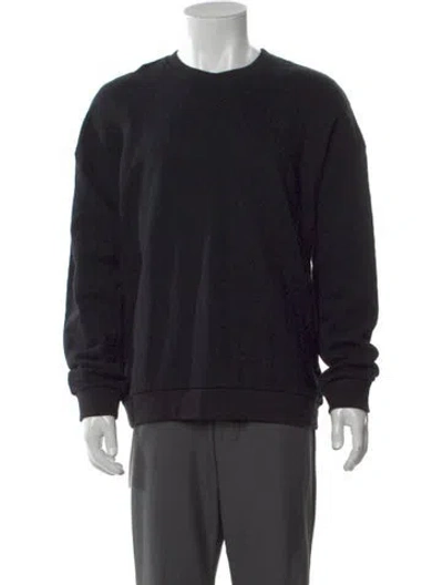 Pre-owned Chrome Hearts Jacquard Plus Crew Neck Sweatshirt In Black