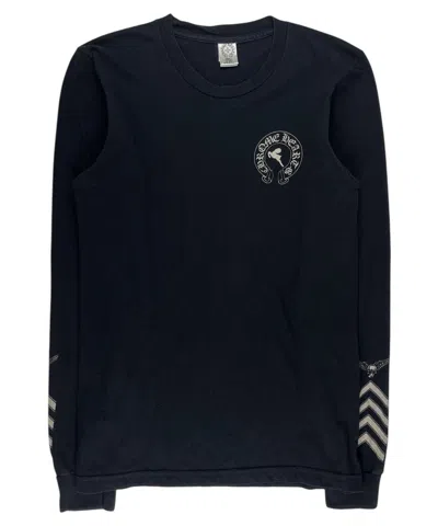 Pre-owned Chrome Hearts Japan Exclusive Foti Skull Longsleeve Tshirt In Black