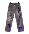 Chrome Hearts Jeans With Belt Loops In Multi