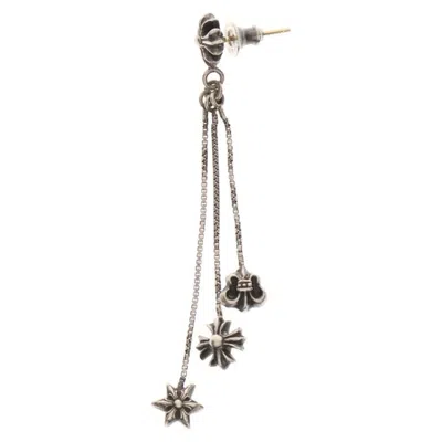 Pre-owned Chrome Hearts Jojo Earring In Silver
