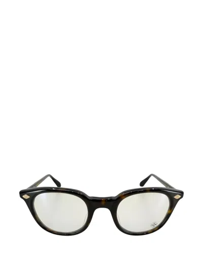 Chrome Hearts Just In Round-frame Sunglasses In Brown