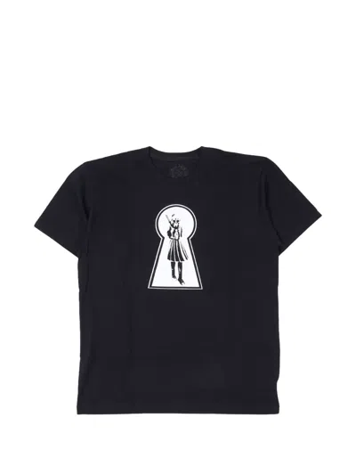 Chrome Hearts Keyhole-print T-shirt In Black