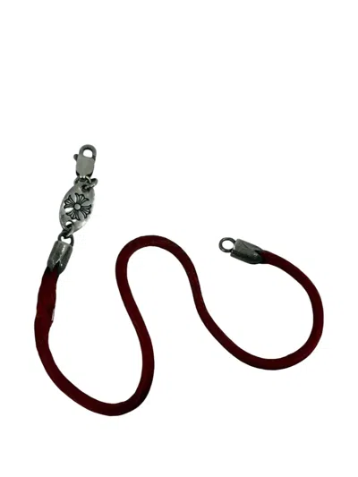 Chrome Hearts Kz Cassette Cross Stack Bracelet In Brown