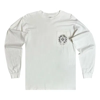 Pre-owned Chrome Hearts Las Vegas Exclusive Long-sleeve T-shirt 'white/black'