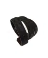 Chrome Hearts Leather Belt (belt Buckle Not Included) In Black