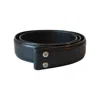 Chrome Hearts Leather Belt Strap Black In Black