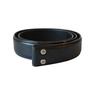 Chrome Hearts Leather Belt Strap Black