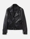 Chrome Hearts Motorcycle Leather Jacket In Black