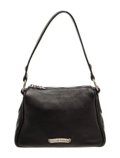 Pre-owned Chrome Hearts Leather Chicken Nugget In Black