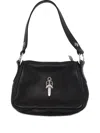 Chrome Hearts Leather Dagger Bag In Black