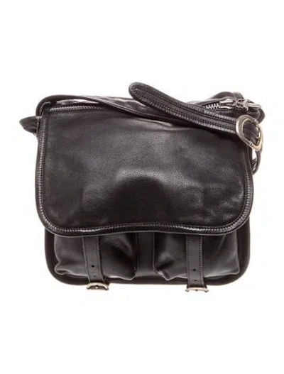 Pre-owned Chrome Hearts Leather Gunslinger In Black
