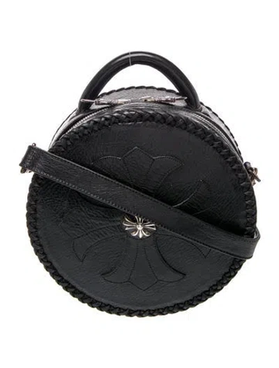 Pre-owned Chrome Hearts Leather Moon In Black