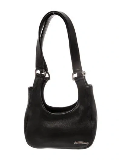 Pre-owned Chrome Hearts Leather Nip & Tuck In Black