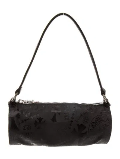 Pre-owned Chrome Hearts Leather Stencil In Black