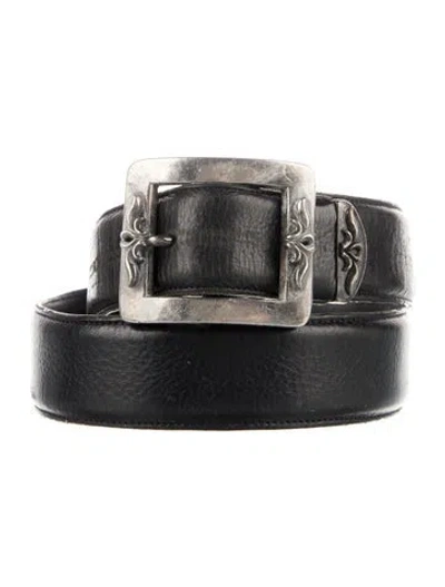 Pre-owned Chrome Hearts Leather Waist Belt In Multi